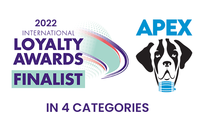 Apex Loyalty: 2022 International Awards Finalist in Four Categories